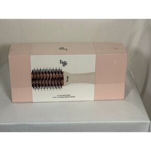 L'ange Le Volume 60mm 2-in-1 Titanium Brush Dryer Blush Pink Hair Styler New